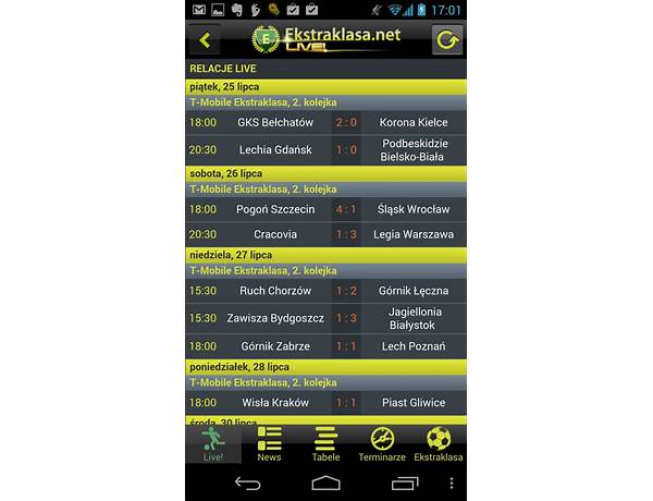 Ekstraklasa.net LIVE! for Android - Download the APK from Habererciyes